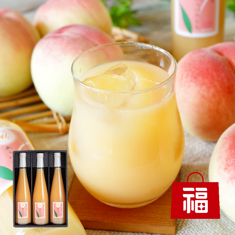 あら川の桃60%果汁入りドリンク（200ml×7本入）ギフトセット | 松尾