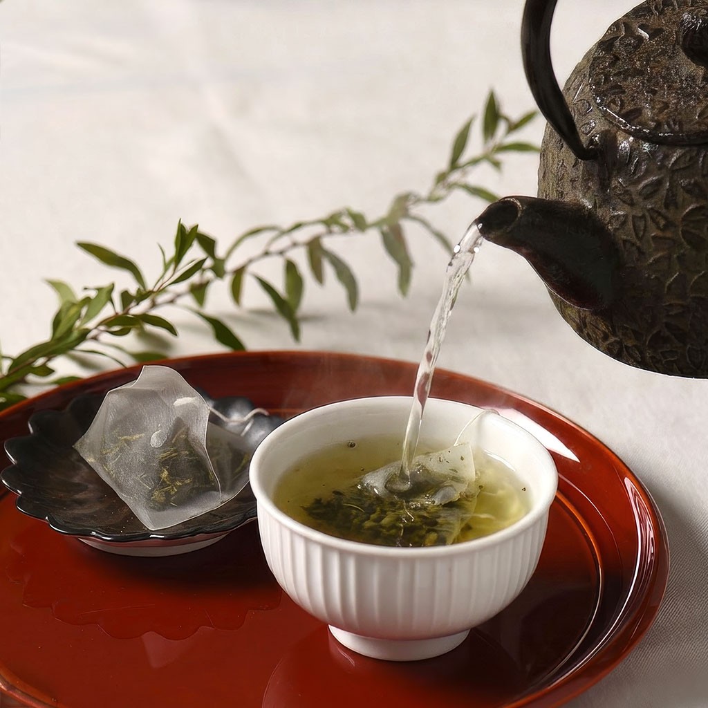 酢田十段厳選　久世福の煎茶　18g（ティーバッグ 3g×6袋）