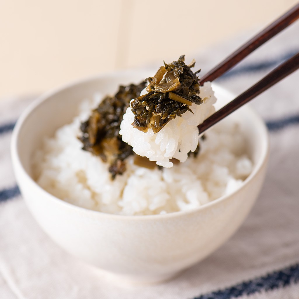 ごま油香る　信州の万能おかず　野沢菜の油炒め　100g