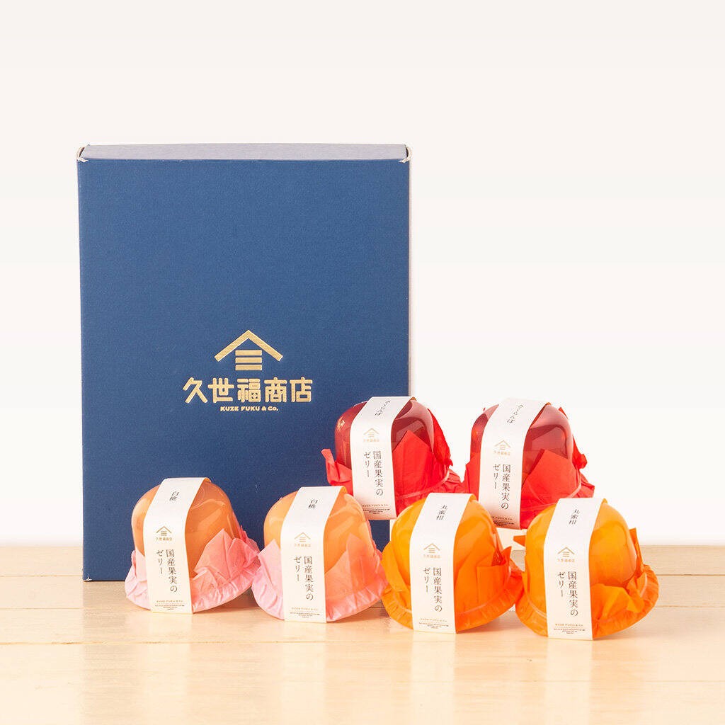 【季節限定】【数量限定】国産果実のゼリーギフト　６個入り【化粧箱包装付/オンライン限定】