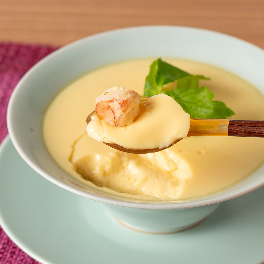 粉末鶏節中華だし調理例茶碗蒸し