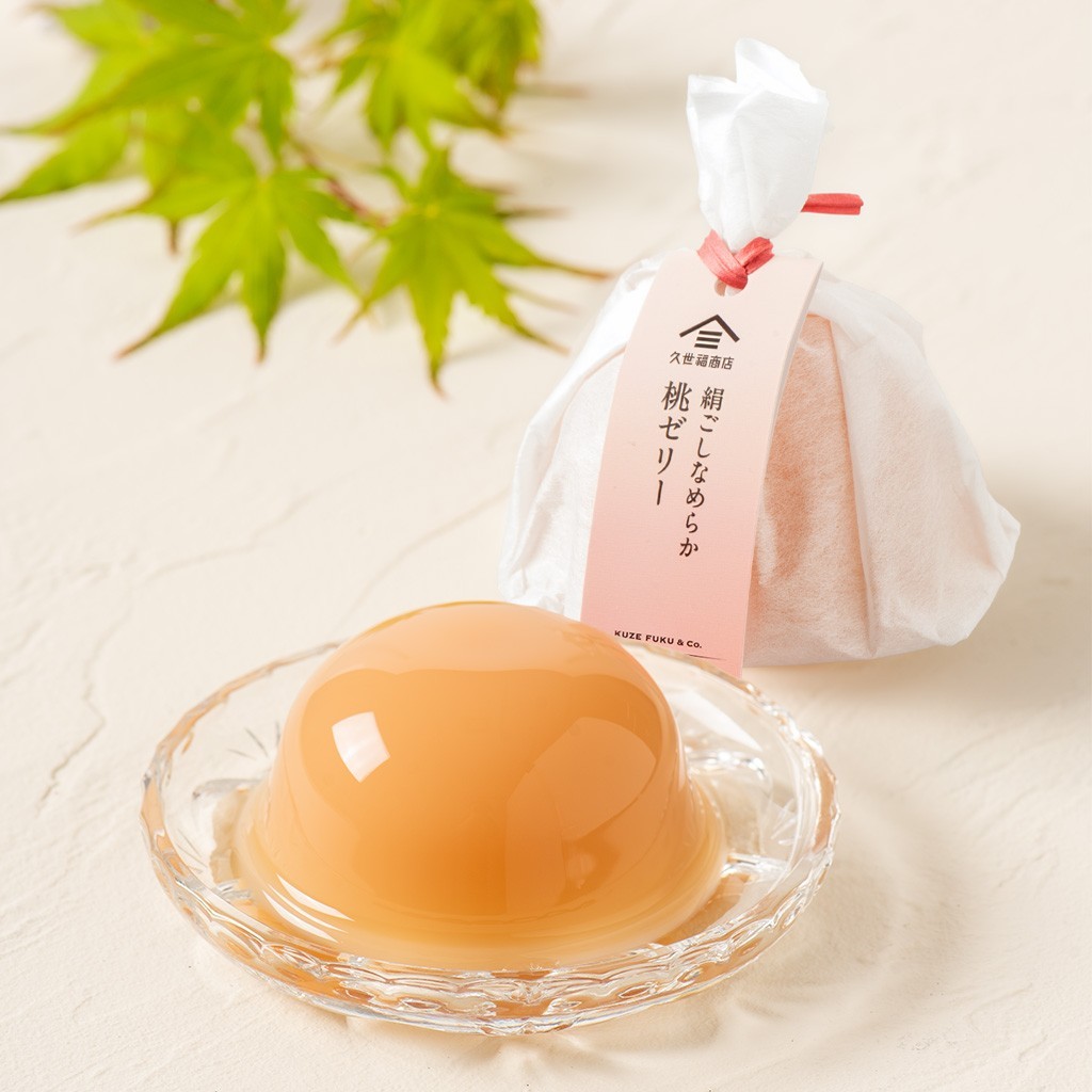  [訳あり品・アウトレット] [賞味期限2026年09月08日]絹ごしなめらか　桃ゼリー　91g【季節限定】