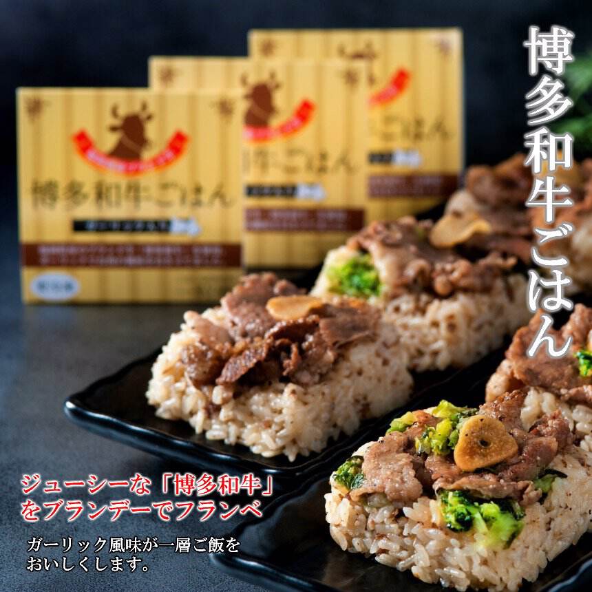 【産直商品】霧島湧水うなぎおこわと博多和牛ごはん 6個セット【送料込み/北海道・沖縄送料別途/一部離島不可】【オンライン限定】