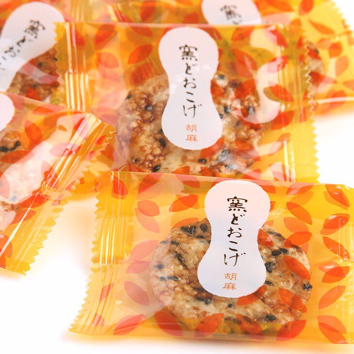 【秋ギフト】窯どおこげ（おこげせんべい4種の詰め合わせギフト）26枚【紅葉の掛け紙】（名入れ・表書き不可）