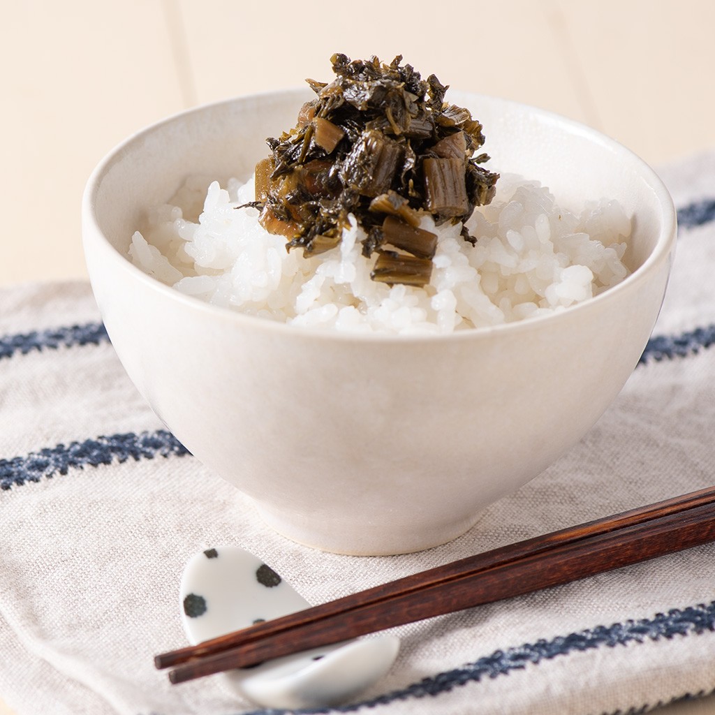 ごま油香る　信州の万能おかず　野沢菜の油炒め　100g