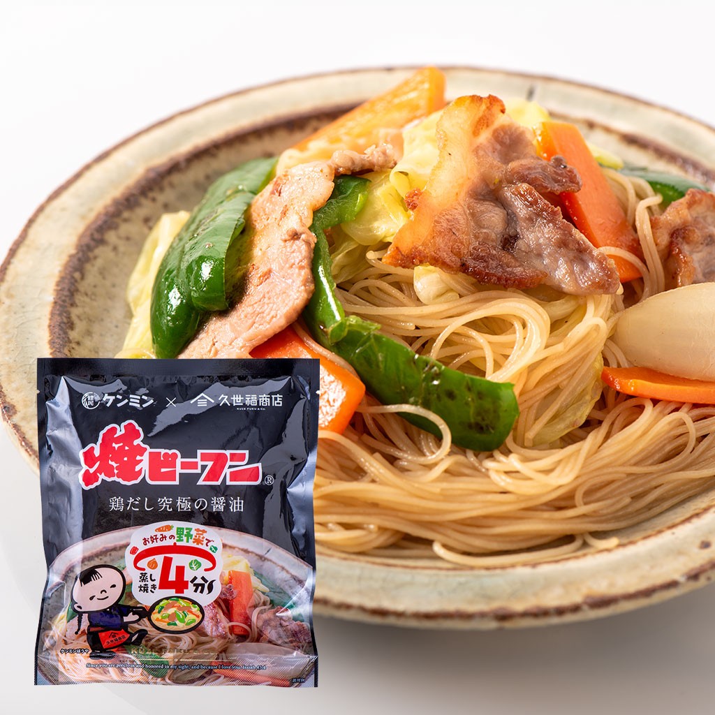 焼ビーフン　鶏だし究極の醤油　75g（液体ソース付き）