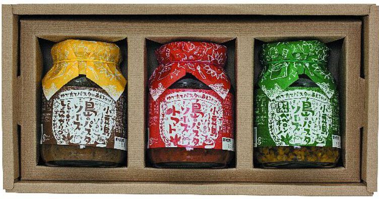 島のパスタソース3種セット 小豆島庄八 旅する久世福e商店